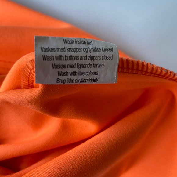 MISSGUIDED Skirt Orange S/M - Picture 3 of 3